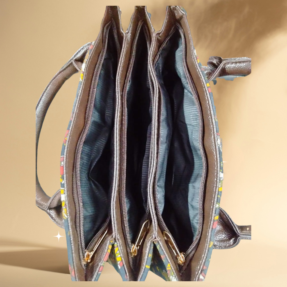 Beautiful Ikkat Fabric Tote Bag