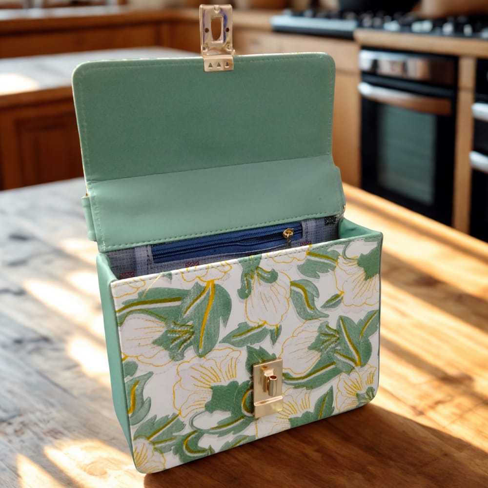 Sling Bag With Push Lock