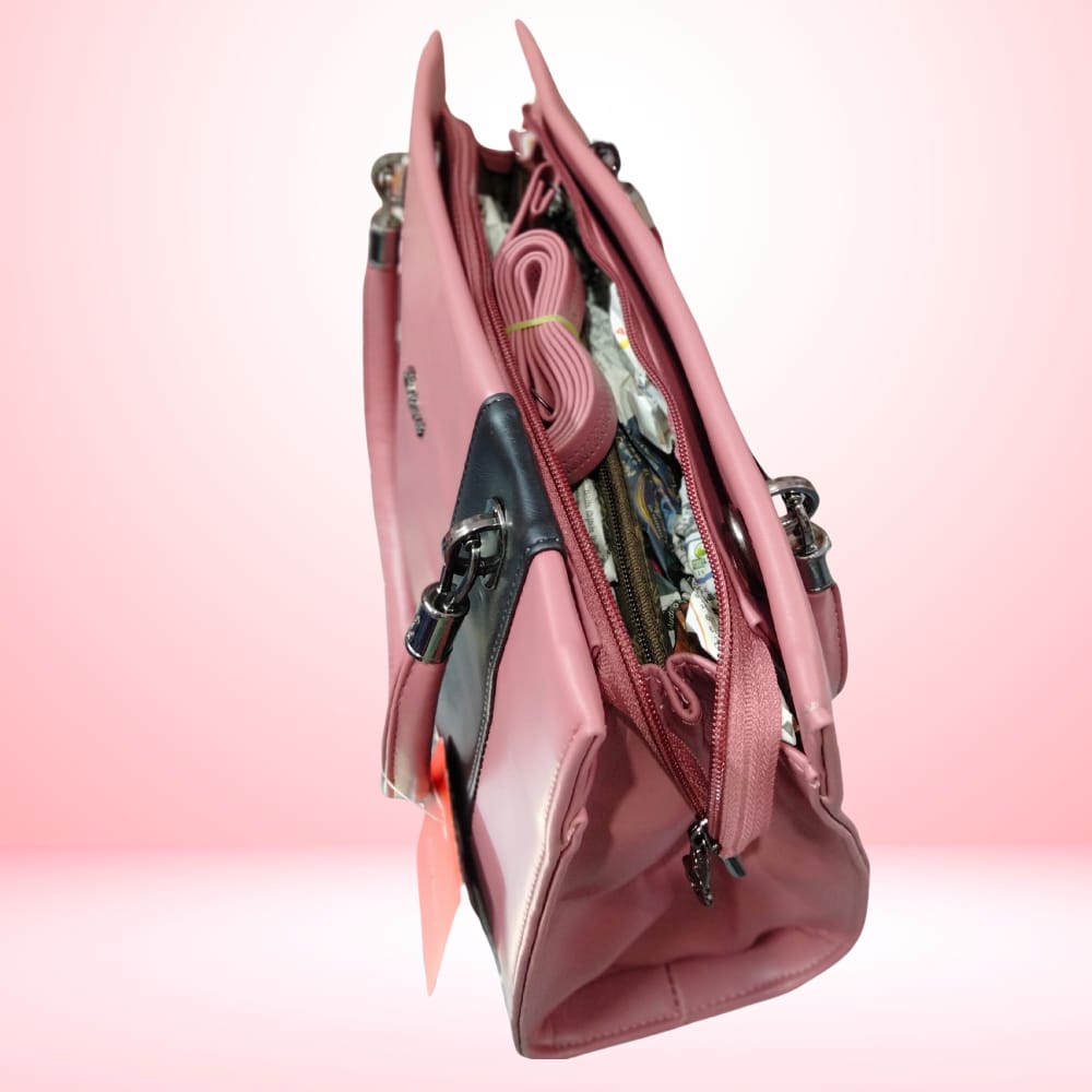 PU leather Plain Tote Bag