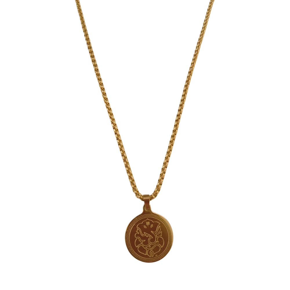 Necklace Chain With Ganesha Pendant