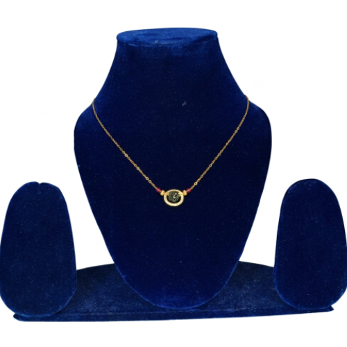 Black Diamond Ball Mangalsutra For Women