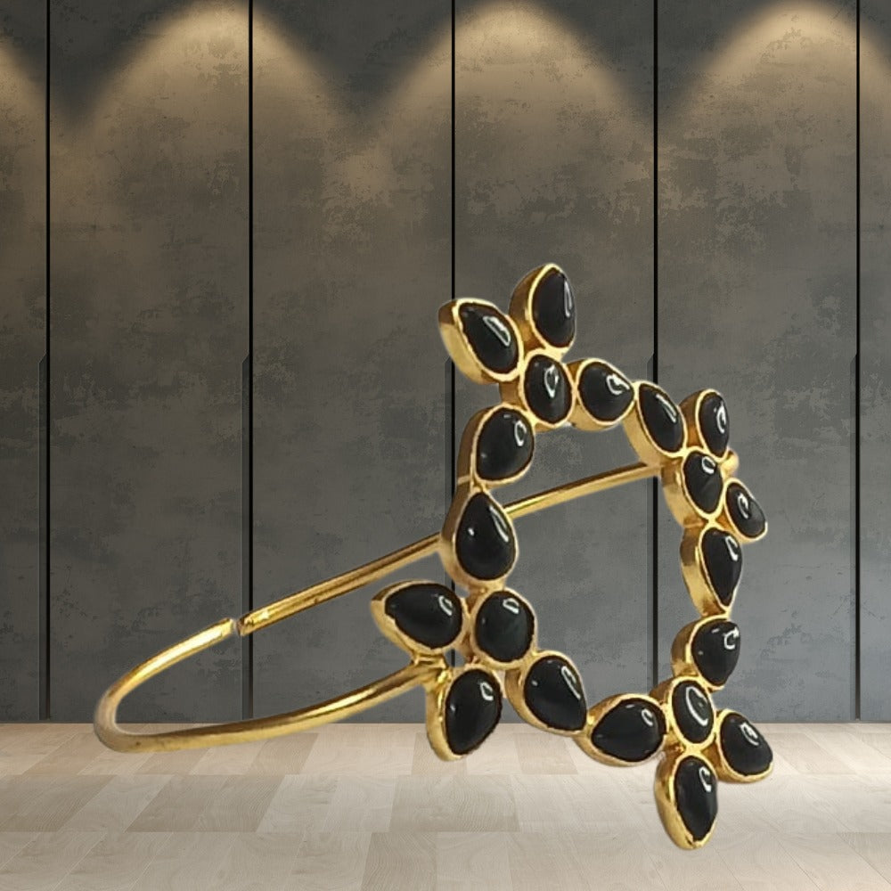 Floral Design Adjustable Bracelet