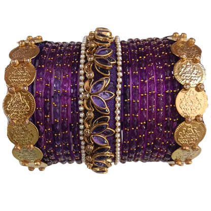 Bangle Set With Golden Coins