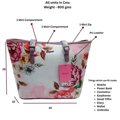Expert  Flower Tote Bag