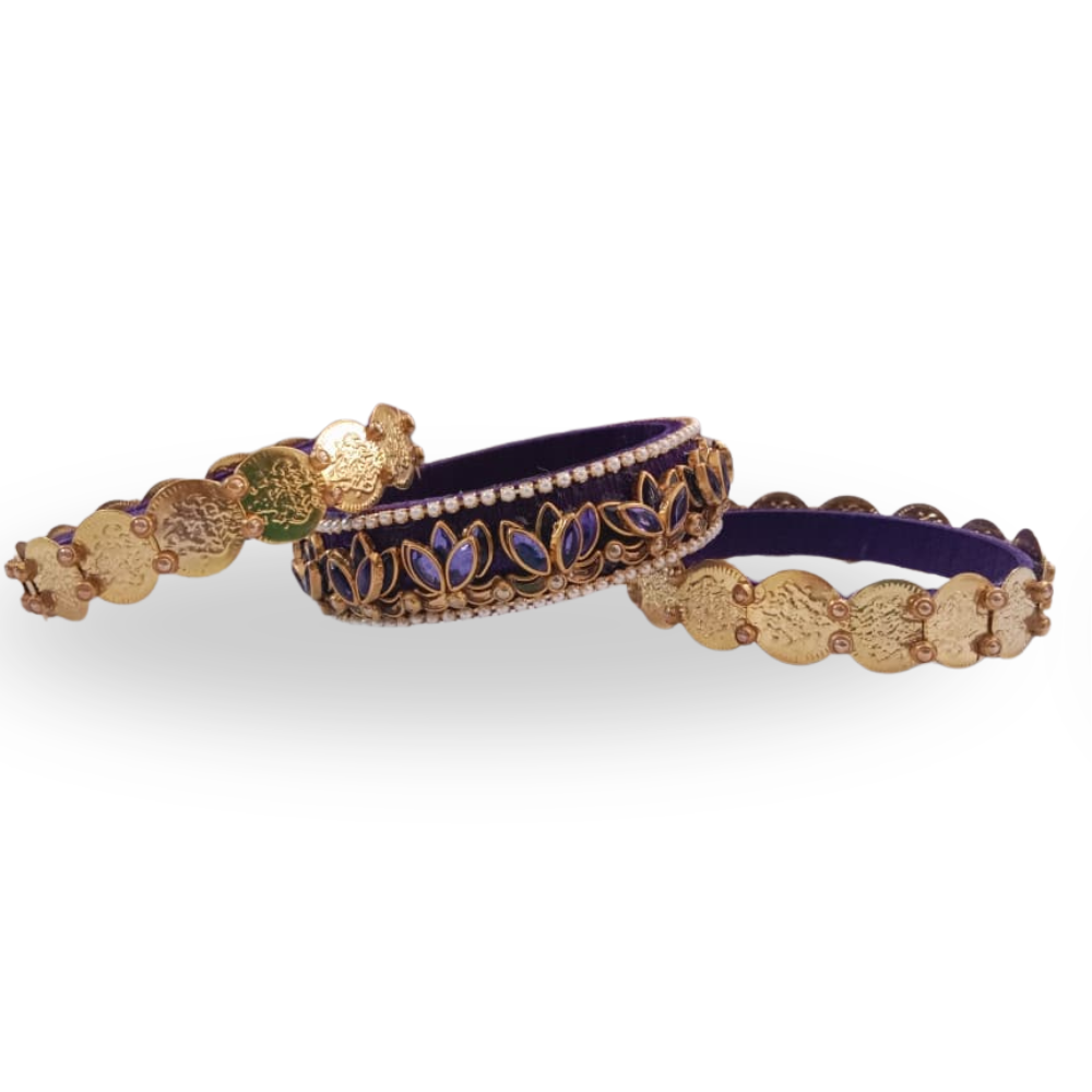 Bangle Set With Golden Coins
