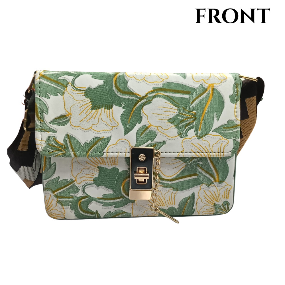 Sling Bag With Push Lock