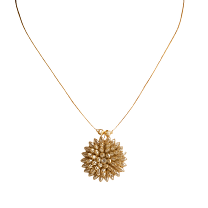 Invisible Gold Chain Set With Earrings