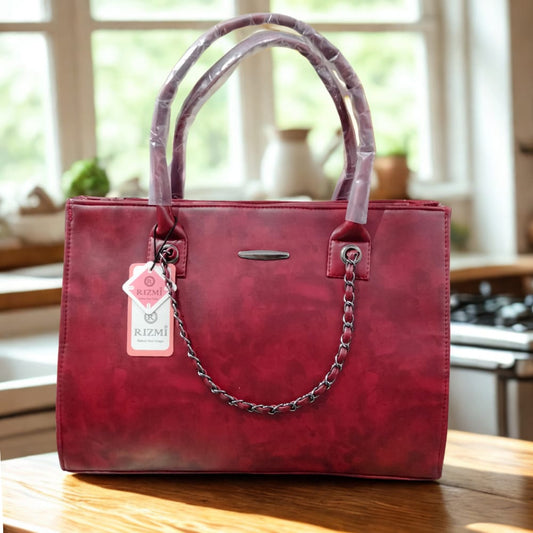 PU Leather Stylish Handbag