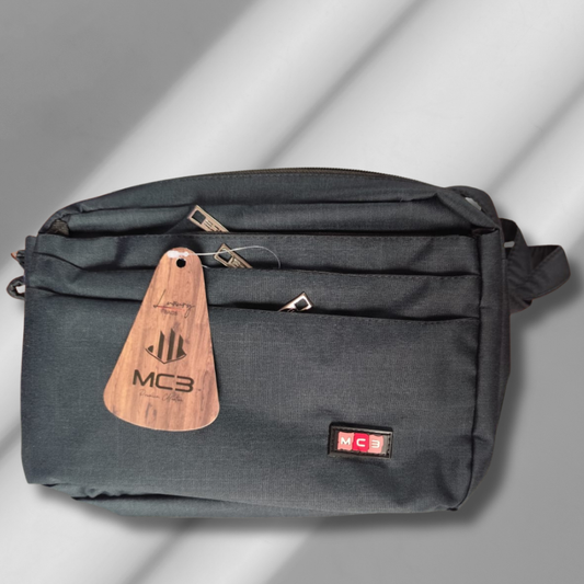 Unisex Casual Bag With Multi Zipper