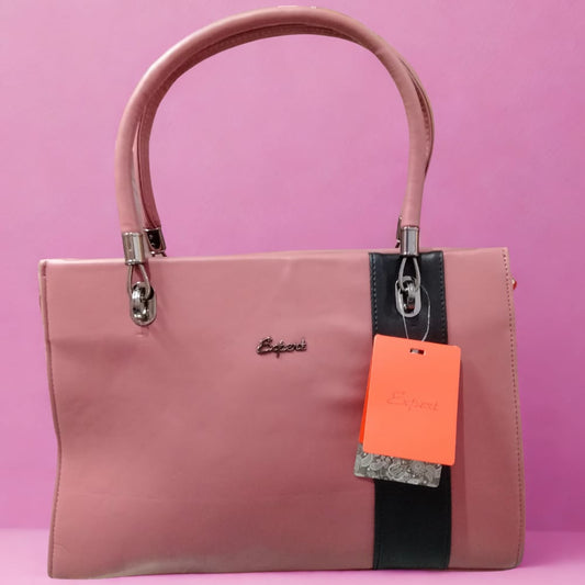 PU leather Plain Tote Bag
