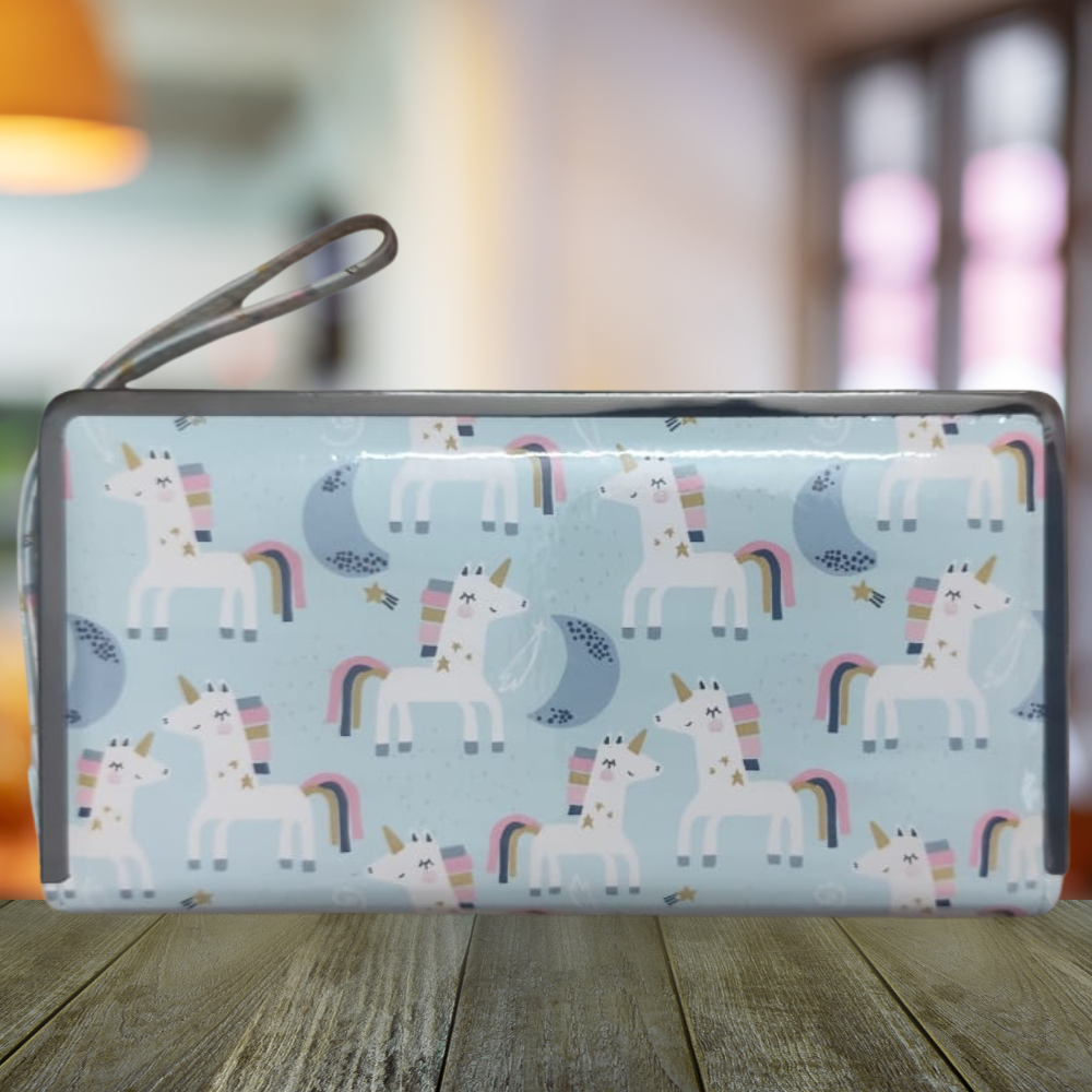 Printed Long Wallet
