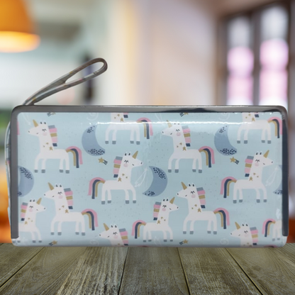Printed Long Wallet