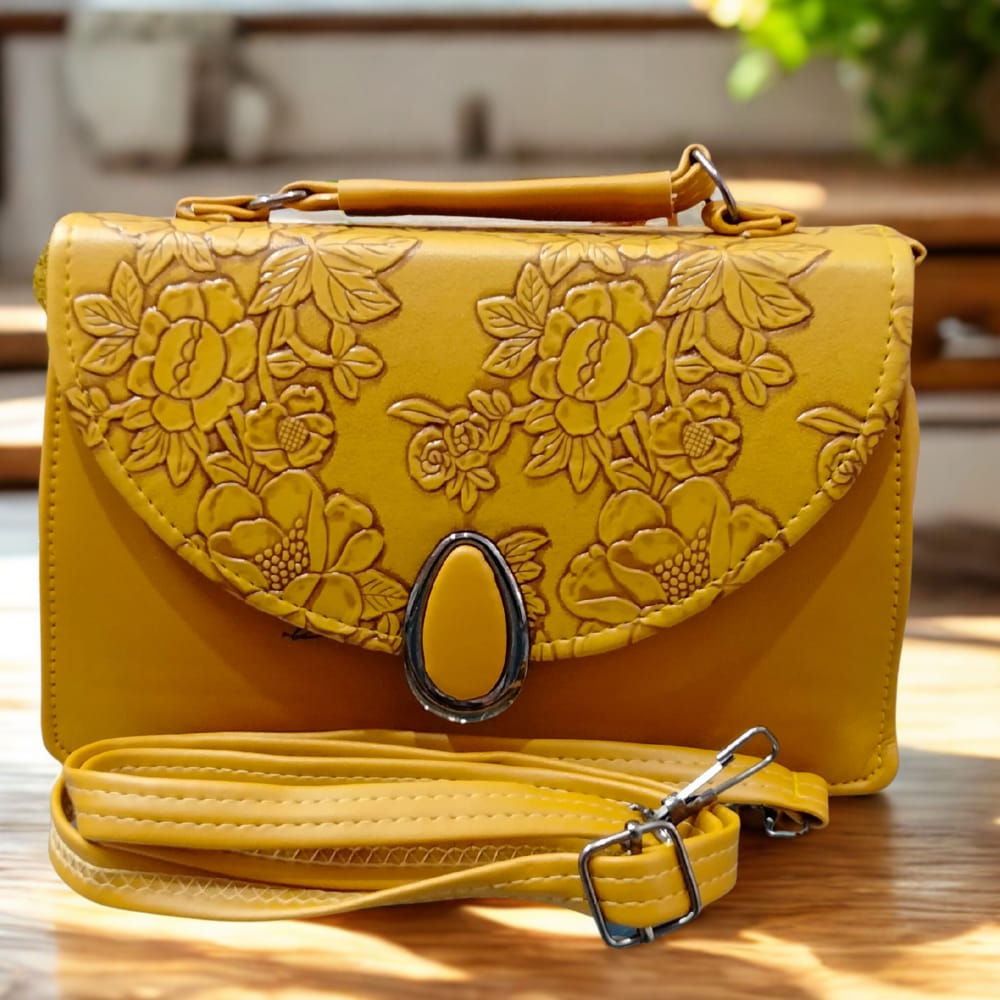 PU Leather Trendy Sling Bag