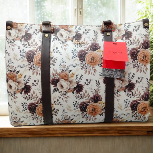 Floral Printed Trendy Handbag