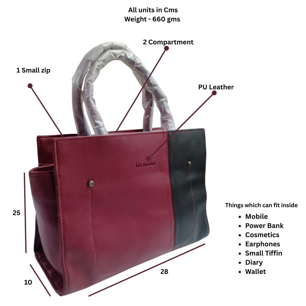 Expert Dual Shade Plain Tote Bag