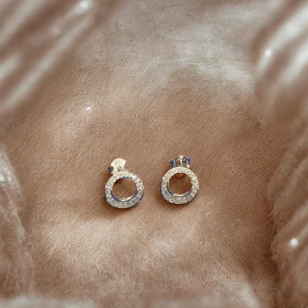 Classic Touch Silver Earrings