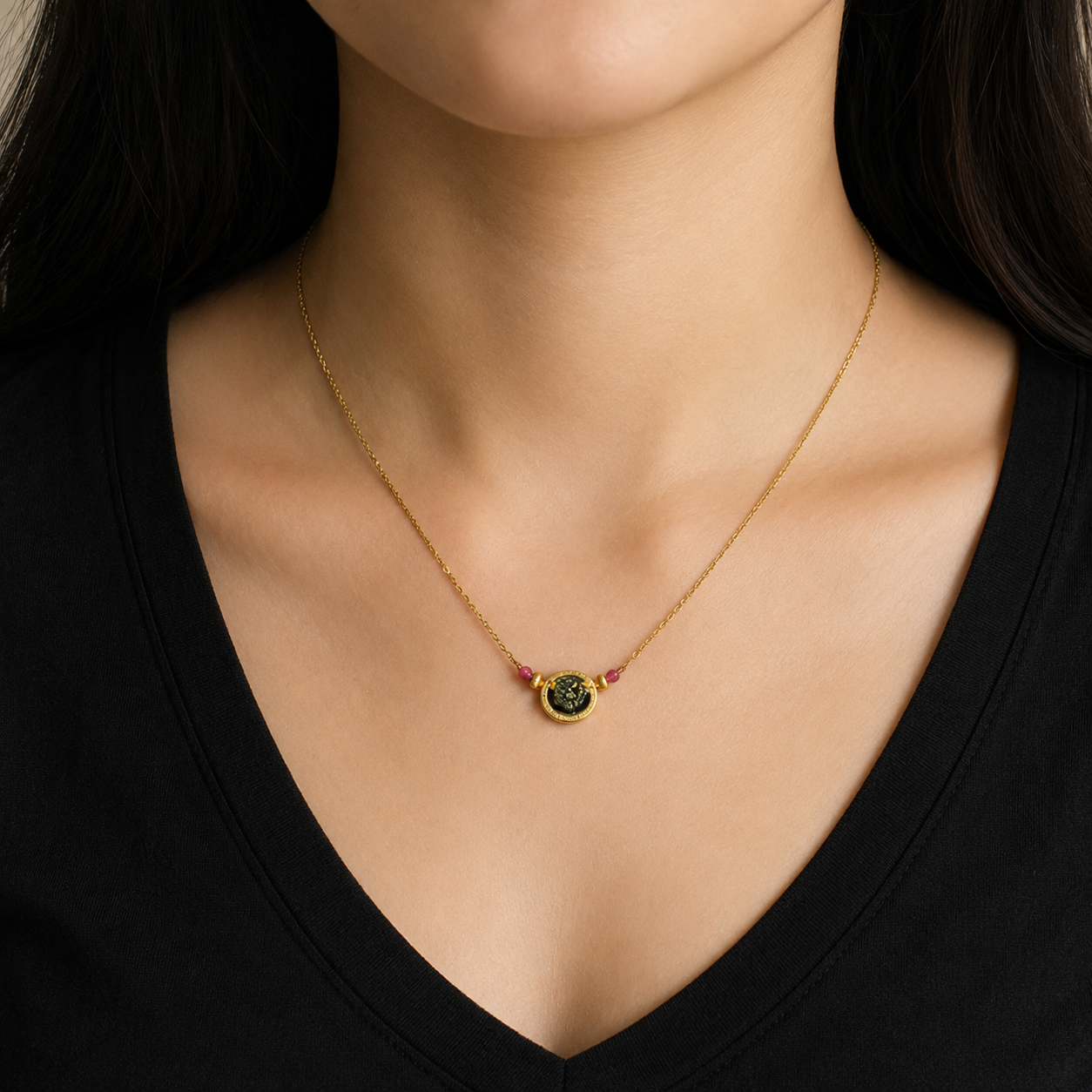 Black Diamond Ball Mangalsutra For Women