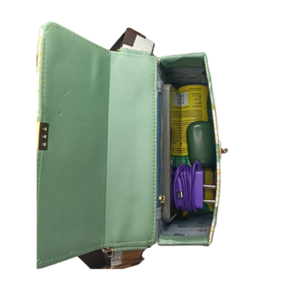 Sling Bag With Push Lock