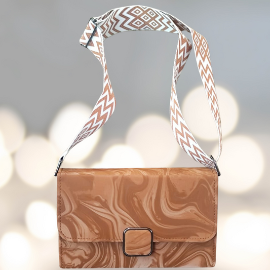 Box Mosaic Shade Sling Bag