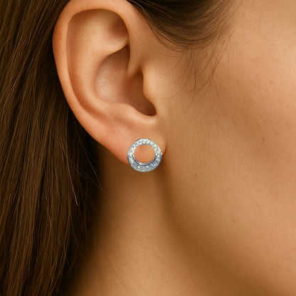 Classic Touch Silver Earrings