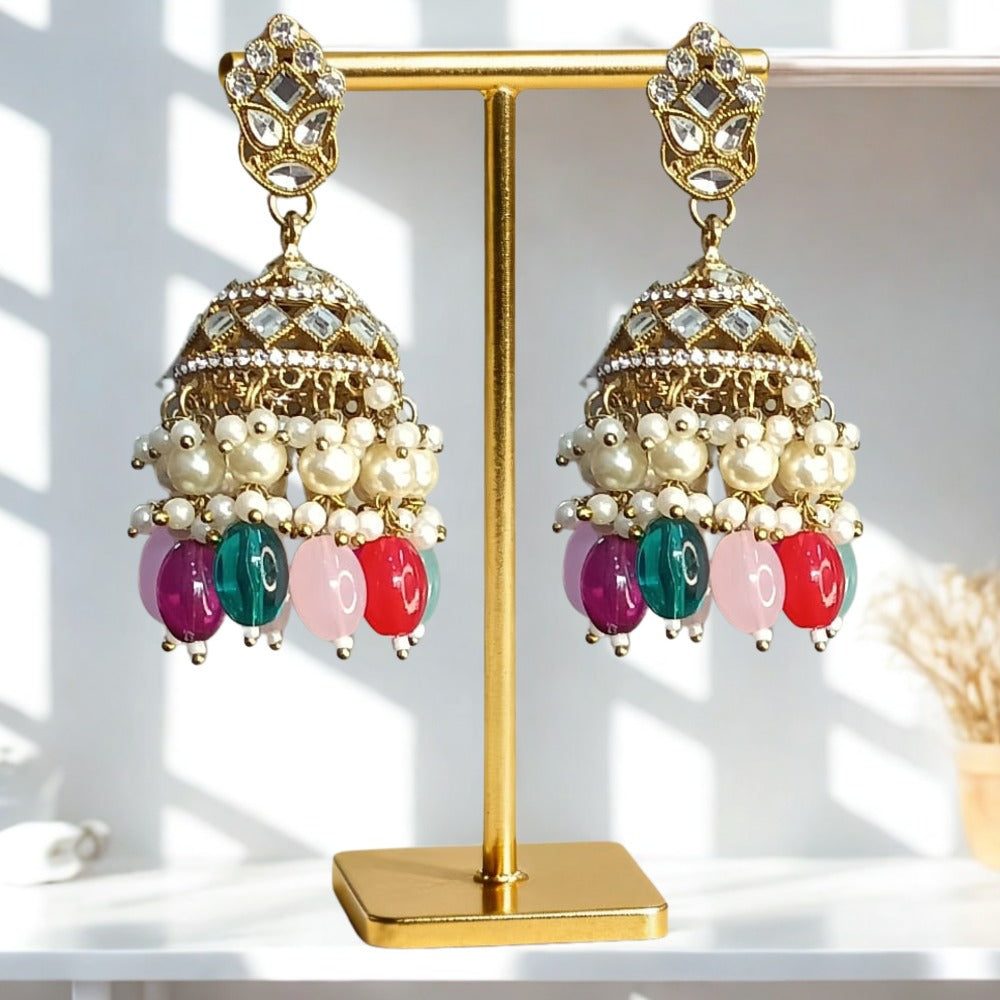Indo Western Multi Color Jhumki