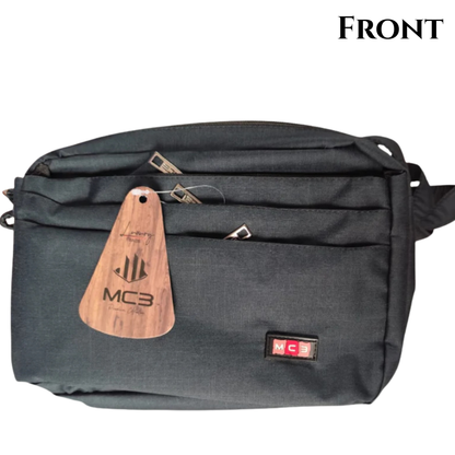 Unisex Casual Bag With Multi Zipper
