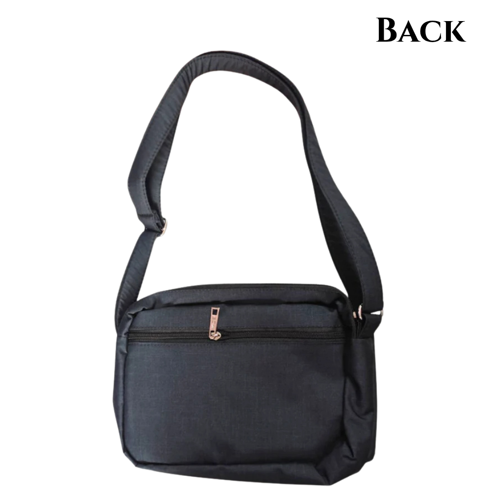 Unisex Casual Bag With Multi Zipper