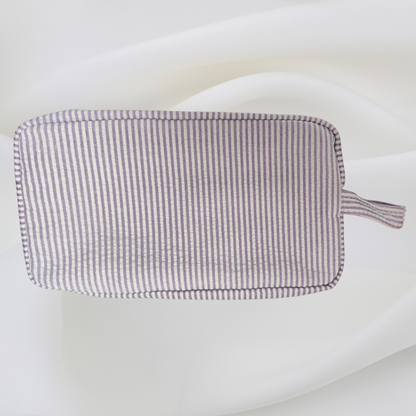 Multipurpose Striped Pouch Purple
