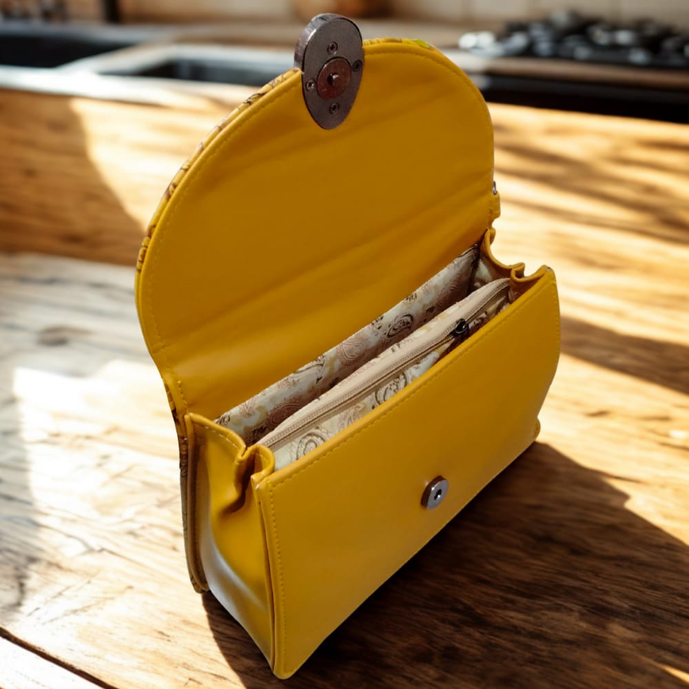 PU Leather Trendy Sling Bag
