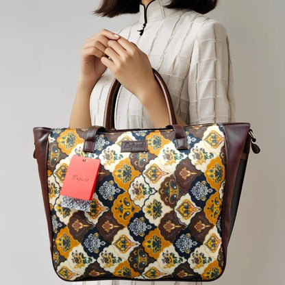 Expert PU Leather Spacious Handbag