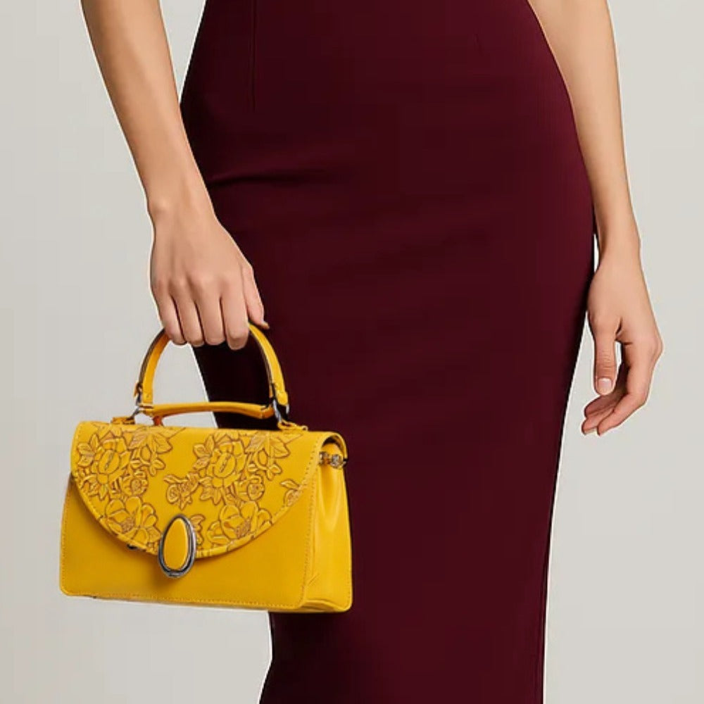 PU Leather Trendy Sling Bag