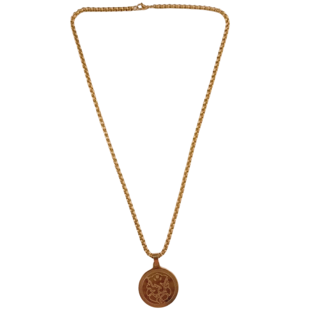 Necklace Chain With Ganesha Pendant
