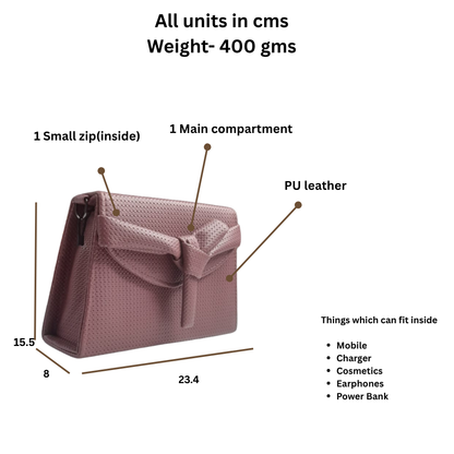 Sling Bag with Bow