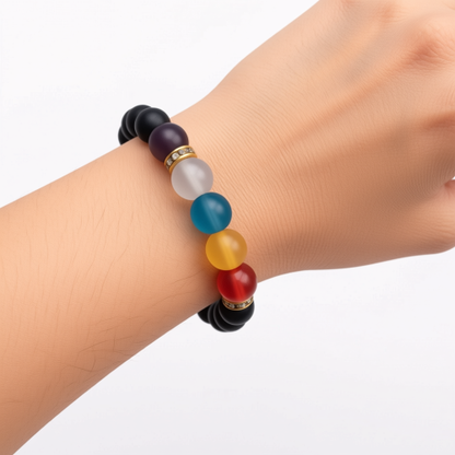 Black Beads Bracelet