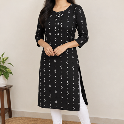 Black Kurta