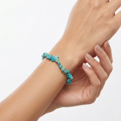 Turquoise Chip Bracelet