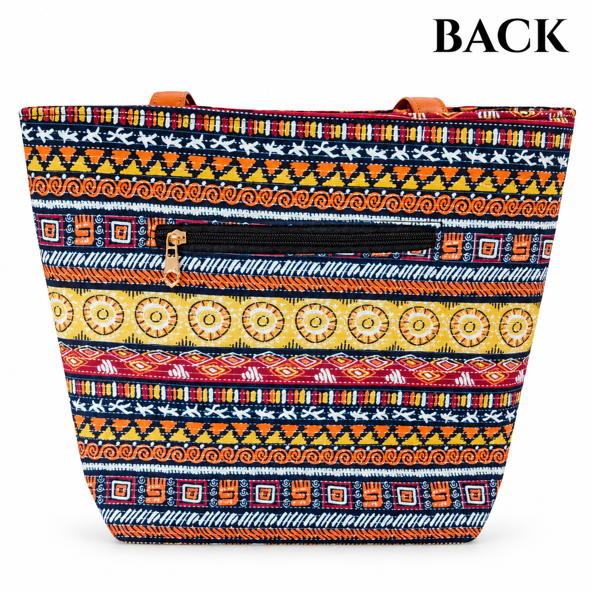 Ikkat Fabric Combo Tote Bag Set Of 5