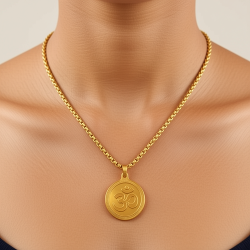 Necklace Chain With Om Pendant