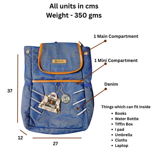 Denim Back Packs