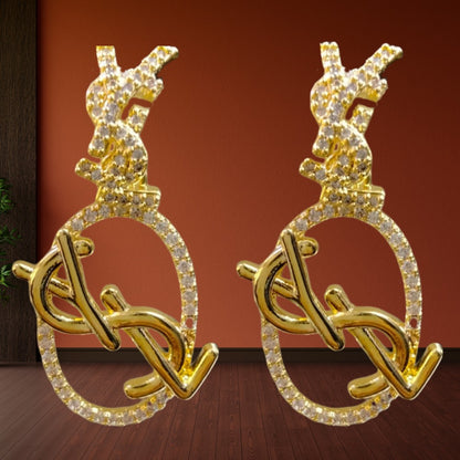 Oval Shaped Stylish Earrings