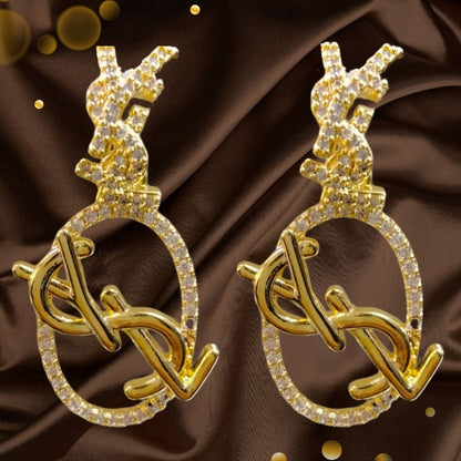 Oval Shaped Stylish Earrings