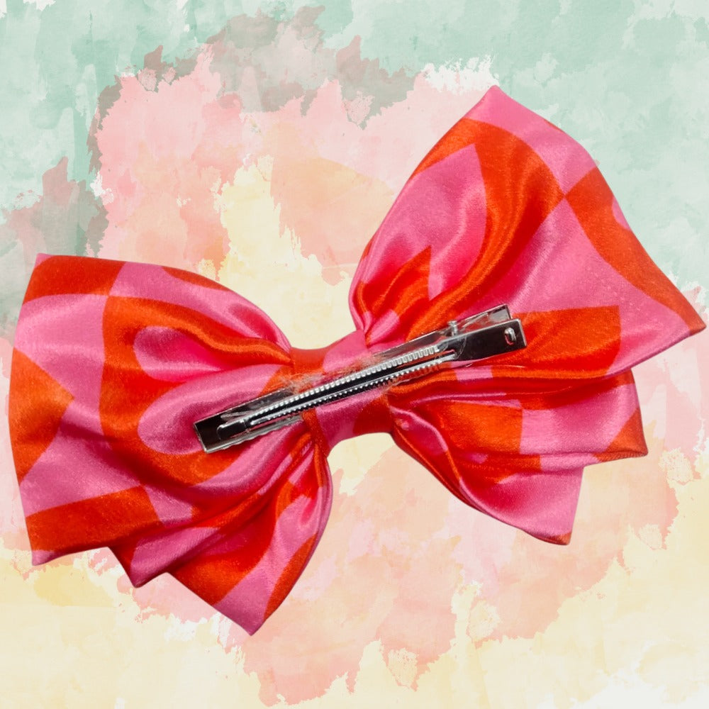 3 Layer Bow Pink