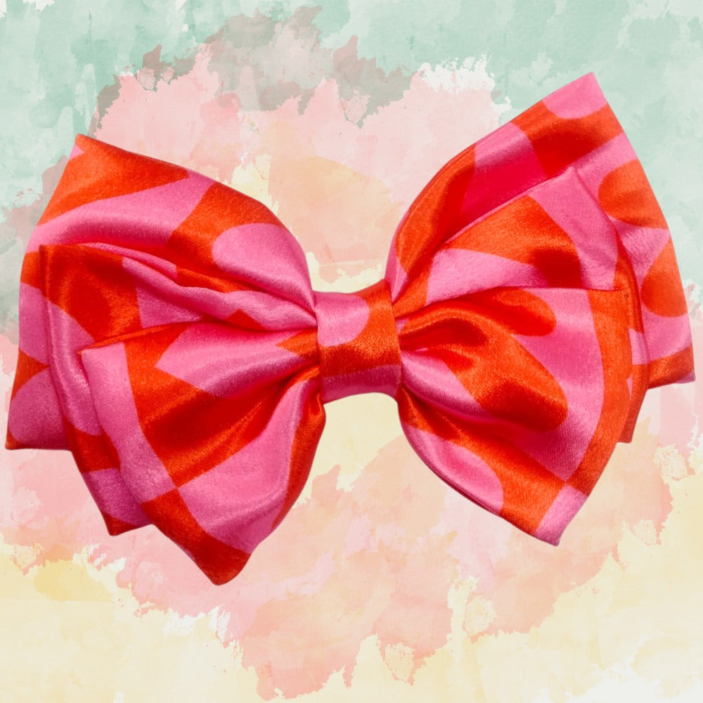 3 Layer Bow Pink