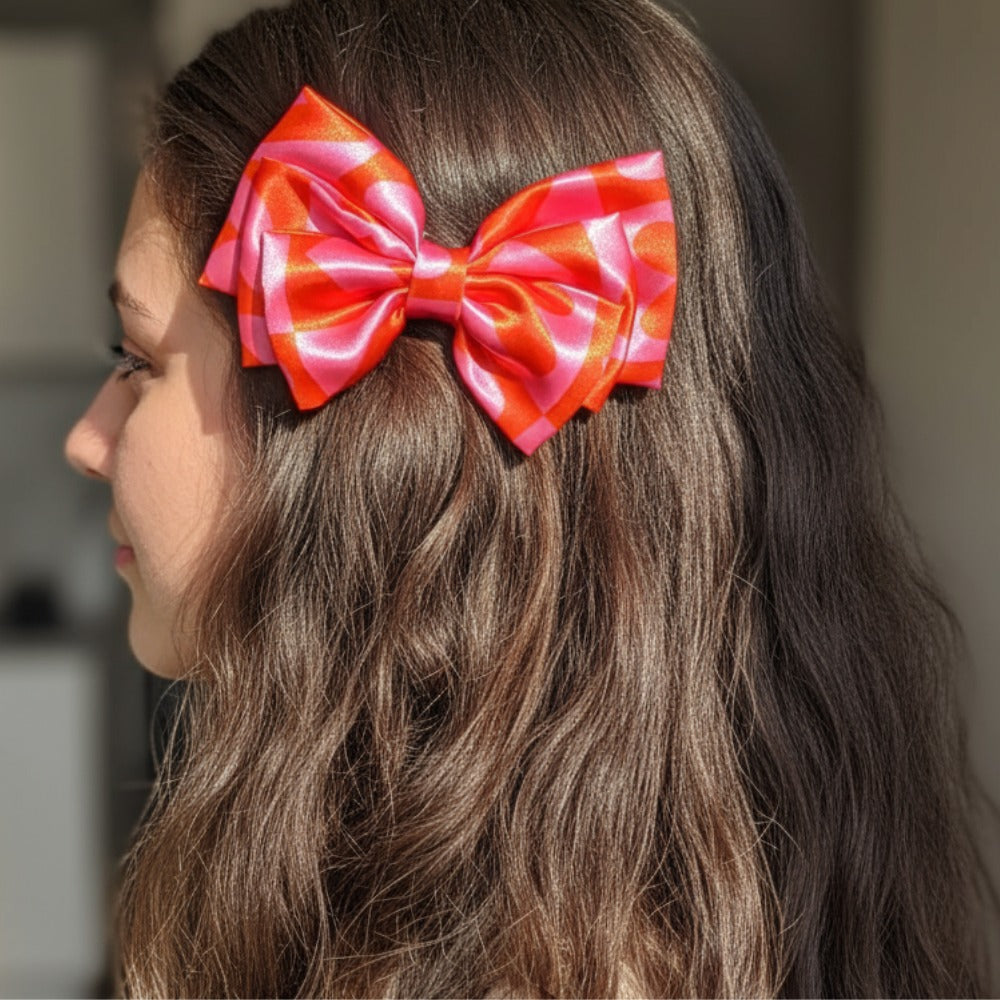 3 Layer Bow Pink