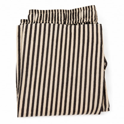 Beige Cotton Palazzo Pant