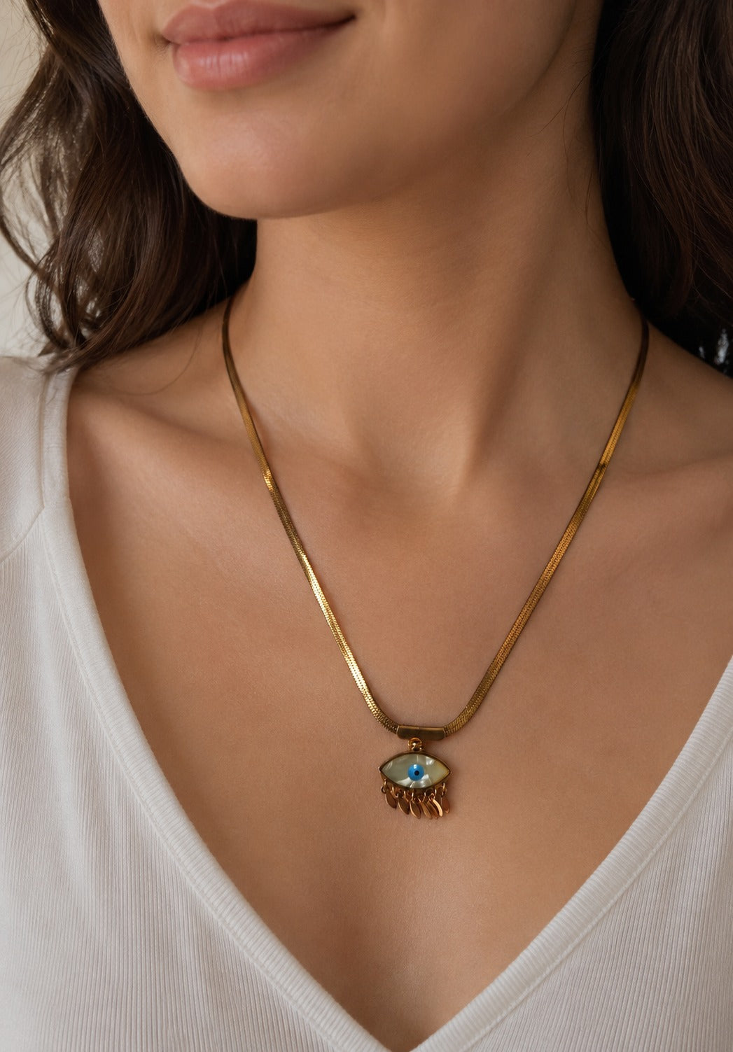 Evil Eye Pendent Chain