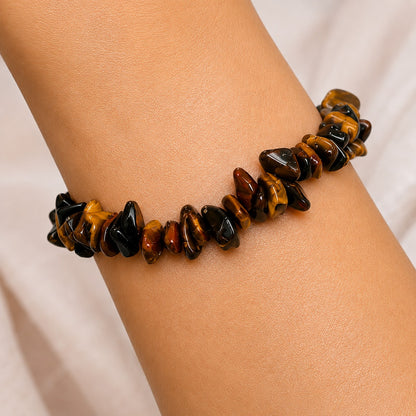 Evil Eye Brown Chips  Bracelet
