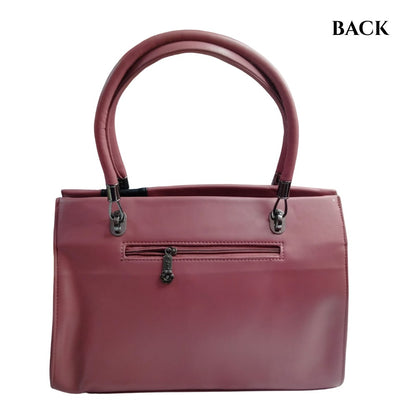 PU leather Plain Tote Bag