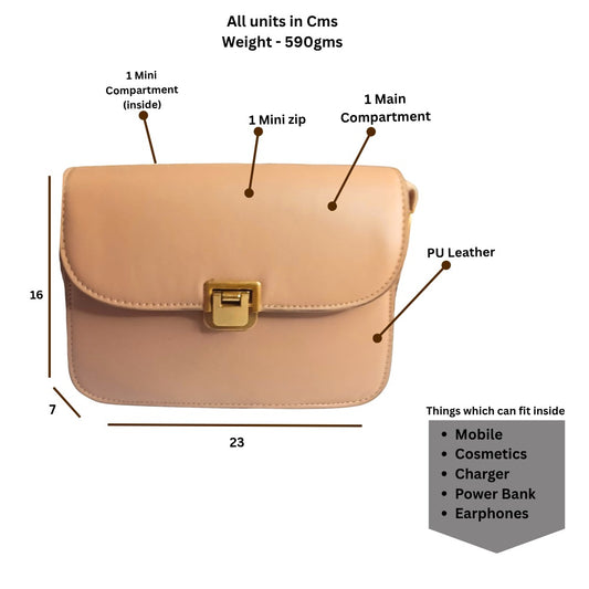 Trendy Sling Bag With Long Strap