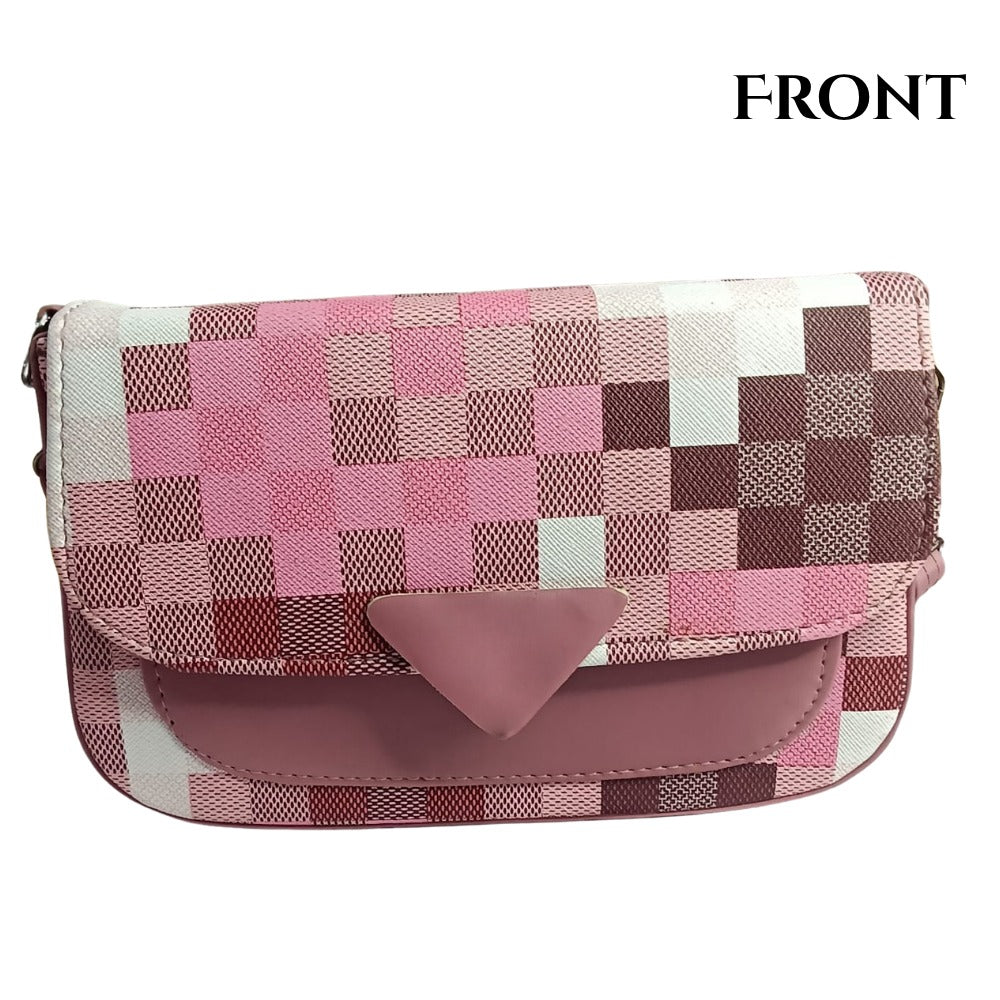 Women's Checkered Sling Bag